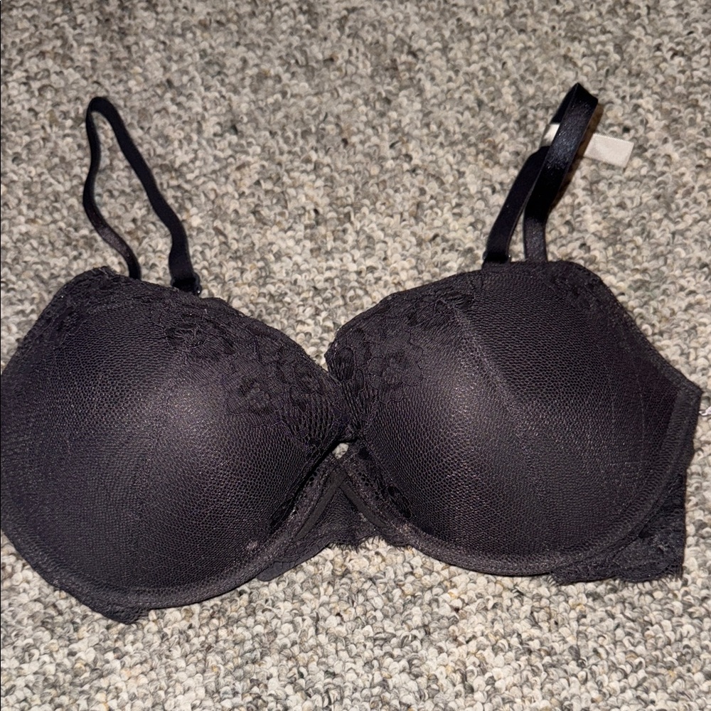 Elegant Black Lace Bra